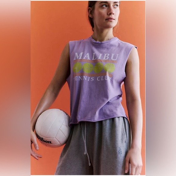 Retrobrand Malibu Tennis Club Tank - Picture 2 of 9